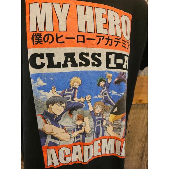 My Hero Academy A-1 graphic anime shirt medium unisex short sleeve ^ - Picture 2 of 6